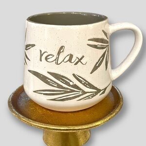 Nwt White Relax Mug